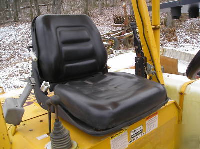 Broce power broom, towable