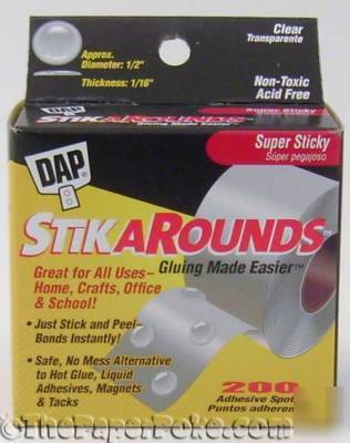 Dap stikarounds adhesive spots single pack free shippin