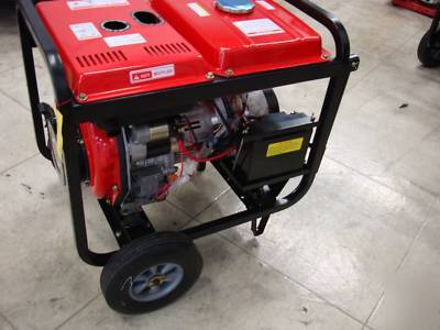 Diesel powered 5.5 kw electric remote start generator