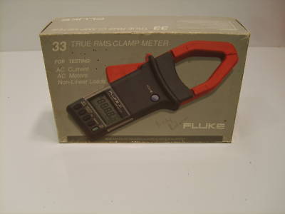 Fluke 33 true rms clamp meter
