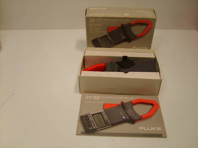 Fluke 33 true rms clamp meter