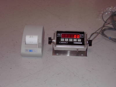 Forklift/skid loader scale/faster than floor/ w printer