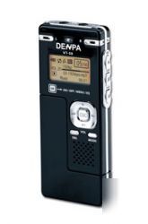 120 hour pro digital voice recorder with MP3 fm radio