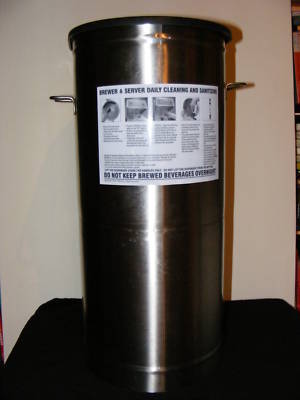 Bunn oval stainless steel tea dispenser model 30407 