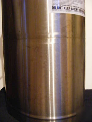 Bunn oval stainless steel tea dispenser model 30407 