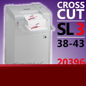 Dahle high capacity cross-cut paper shredder - #20396