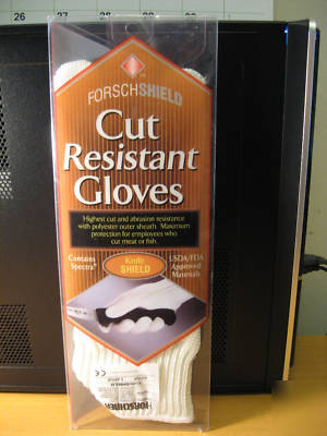 Forschner cut resistant glove knife shield nip large
