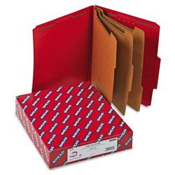 New classification folders, 8 section, letter, 2/5 c...