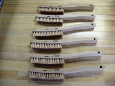 New platers' brush osborn #54045 korfil bristle lt of 6 