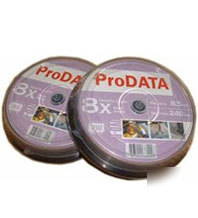 Prodata 8X dvd+r 8.5GB dual layer printable 20PCS boxed