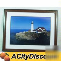 Restaurant bar dining light house decor framed picture