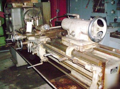 Sidney 22 x 52 geared head engine lathe w/ 4 jaw chuck