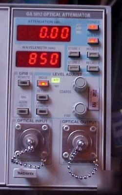 Tek OA5012 optical attenuator. 750 nm to 1600 nm
