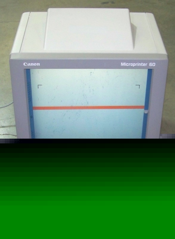 Tested canon microprinter 60 microfilm reader printer