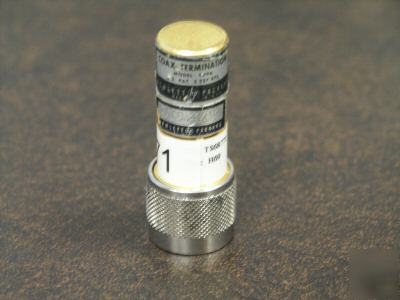 Hp 909A coaxial termination, dc-18GHZ, 2 watts, 50 ohms