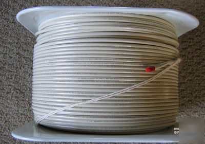 New belden cable 9907 E4X1000 E4X 1000FT lt.gray RG58A