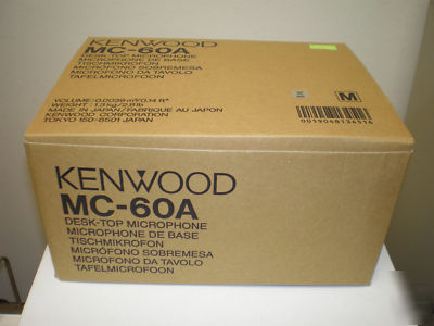 New kenwood mc-60A desktop microphone ( )