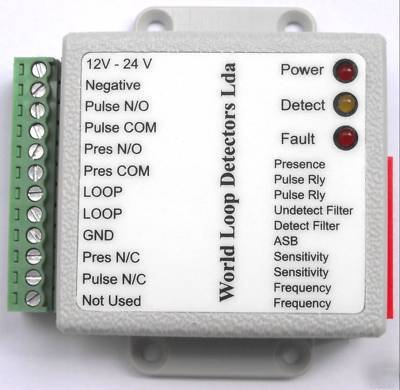 New ,vehicle loop detector,12-50V,small,install friendly