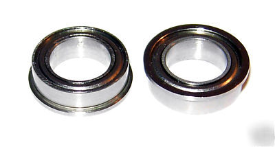(10) SFR1810-zz stainless flanged bearings, 5/16
