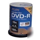Aleratec lightscribe 16X dvd-r media 230114