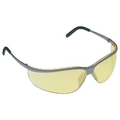 Ao safety metaliks sport safety eyewear amber anti-fog