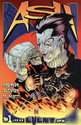Ash #1 comic book firefighter superhero rare oop fdny 