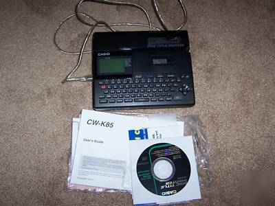 Casio cd label printer with keyboard cw-K85 - used once