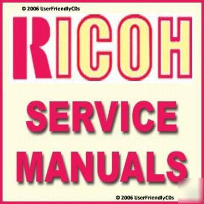 Huge savin ricoh fax & mv service manuals manual 2 cds 