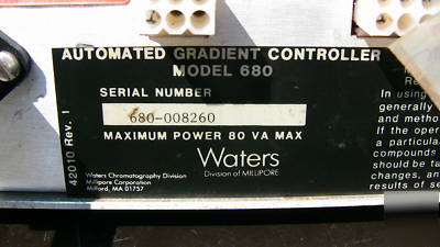 Millipore waters automated gradient controller 680