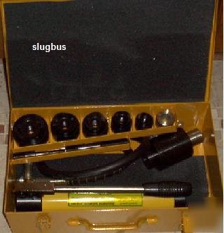New hydraulic knockout knock out set punch driver kit 