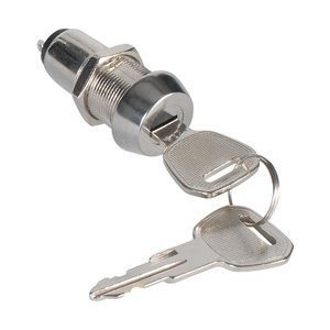 New key switch with 2 keys, keyed on/off, brand 