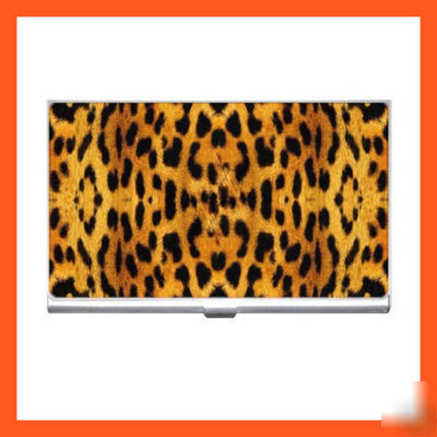 New leopard#1 print business card holder~ ~ pocket size