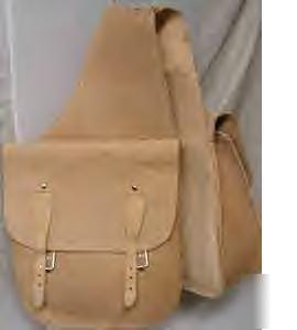 New western leather saddle bag saddlebags horse tack 