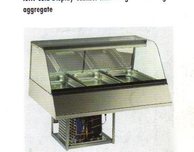 Refrigerated berkel 2 pan cold countertop display case