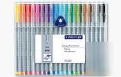 TriplusÂ® finelinerÂ® pens - 20 pack - STD334SB20BK