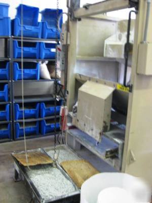 Rotofinish simi-auto centrifugal up-flow spin finisher