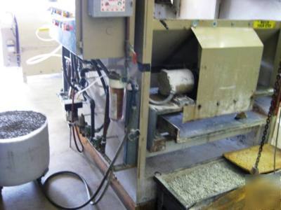 Rotofinish simi-auto centrifugal up-flow spin finisher