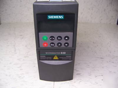 Siemens micromaster 440 vfd 6SE6440-2UC17-5AA1