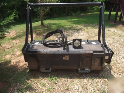 Skid steer mulching attachment