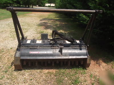 Skid steer mulching attachment