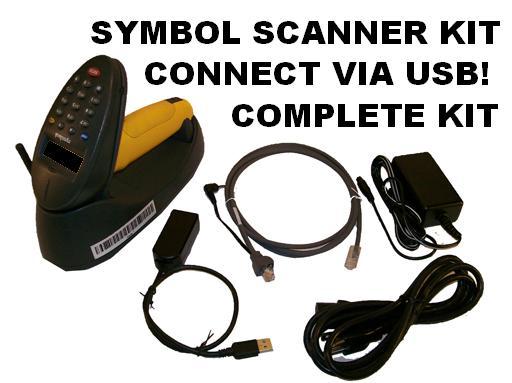 Symbol P470 P370 wireless barcode scanner w usb kit