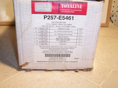 Totaline P257-E5461 motor emerson K55HXPGY-8917 1/2 hp