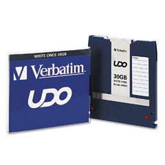 Verbatim udo writeonce ultra density optical cartridge