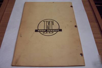 Vintage-allis-chalmers shop manual-farm tractors-1960