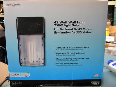  fluorescent automatic outdoor security light 9042-a