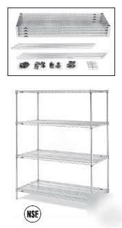  metro chrome wire shelving super erecta convenience pa