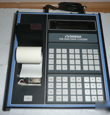 Omega model 5000 data logger lab j type