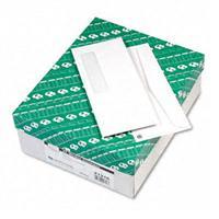 Quality park white left-window envelopes, contempora...