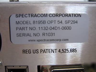 Spectracom agelessÂ® gps master oscillator model 8195B 