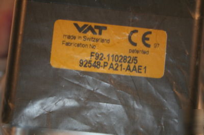 Vat vacuum gate valve, applied materials, iso-250F